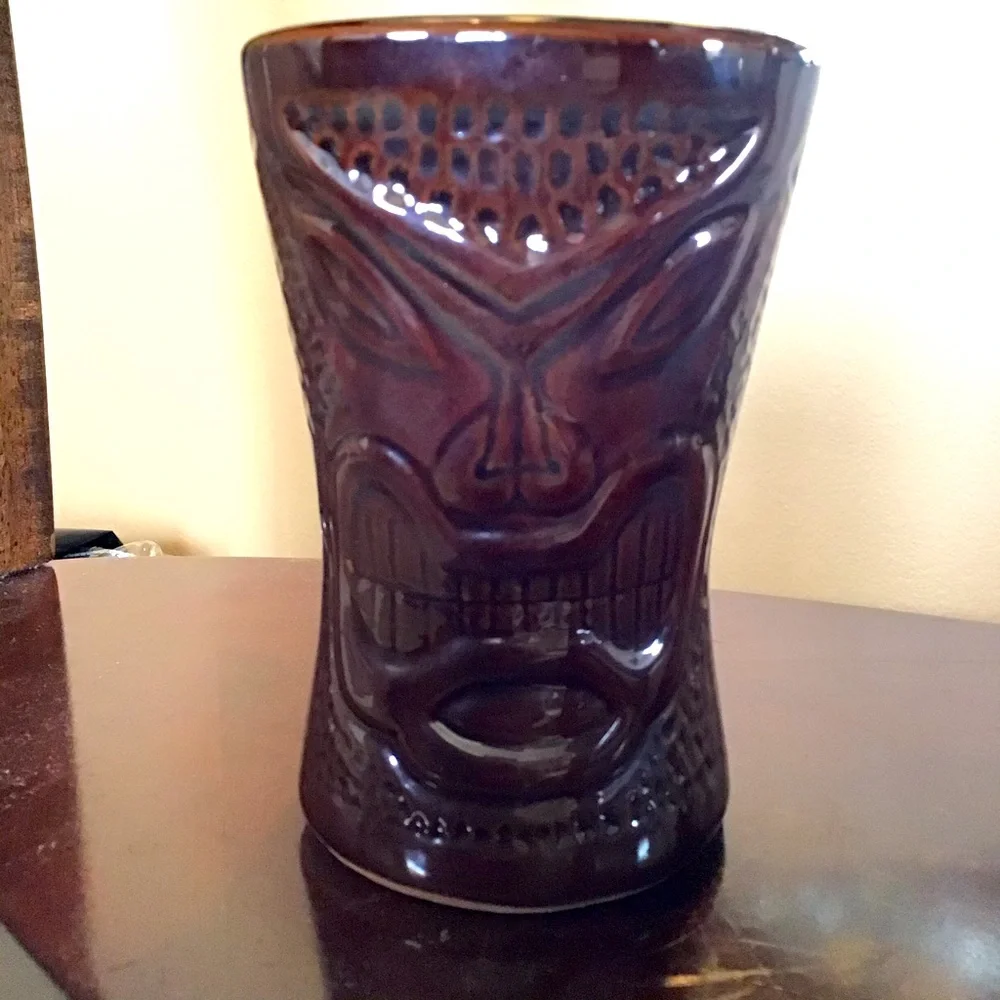 Vintage Hawaiian Maui Lu Resort Tiki Cocktail Ceramic Cup